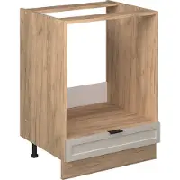 Vicco Fame-Line Ovenombouwkast – 60 cm, WB Eik GrijsBeige