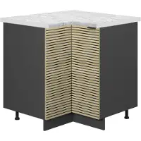 Vicco Fame-Line Hoekkast – 80.5 cm, WB Marmer Eiken paneel