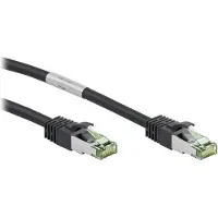 Wentronic Premium S/FTP CAT8.1 40 Gigabit netwerkkabel / zwart - LSZH - 7,5 meter