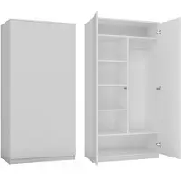 Top E Shop Kledingkast SD-90, wit