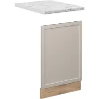 Vicco Fame-Line Frontpaneel – 45 cm, WB Marmer GrijsBeige