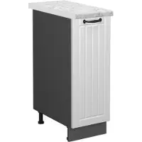 Vicco Apotheekkast Fame-Line Wit Landhuis 30 cm , WB Marmer, Model 46318