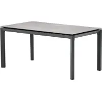 Garden Impressions Domingo dining tuintafel 160x90cm grijs aluminium