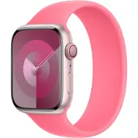 Apple Siliconen solobandje voor de Watch | 44/45/46/49 mm - Maat 2 - Pink