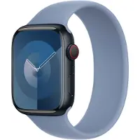 Apple Siliconen solobandje voor de Watch | 38/40/41/42 mm - Maat 2 - Winter Blue