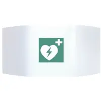 Eichner Defibrillator-opzetstuk, voor brandblusserkast help, B 434 x D 225 x H 196 mm, wit