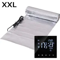 Pro-mat 65 m² - XXL complete folie vloerverwarming set 150 watt met 16A wifi thermostaat + load module - vloerverwarming matten - vloerverwarming matten