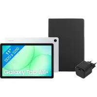 Samsung Galaxy Tab A11 Plus 11 inch 128GB Wifi Zilver + Basis accessoirepakket