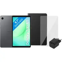 Samsung Galaxy Tab A11 8,7 inch 128GB Wifi + 4G Grijs + Compleet Accessoirepakket
