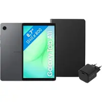 Samsung Galaxy Tab A11 8,7 inch 64GB Wifi + 4G Grijs + Basis Accessoirepakket