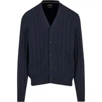 FYNCH-HATTON Gebreid vest navy