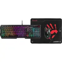 A4Tech BLOODY - Set van Toetsenbord + muis + muismat - USB B1700
