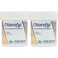 Deba Pharma Chlorofyl 100 mg 2x90 St Capsules