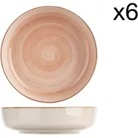 Cosy & Trendy Diep Bord Baltic Peach 18,5 cm (Set van 6)
