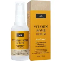 LAQ Vitamin Bomb Serum – Vegan Gezichtsserum met Niacinamide & Vitaminen Complex – tegen Doffe & Vermoeide Huid – 30ml