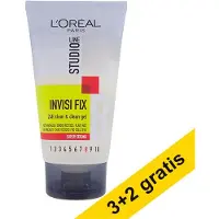 L'Oréal Aanbieding: 5x Studio Line Invisi Fix haargel (150 ml)
