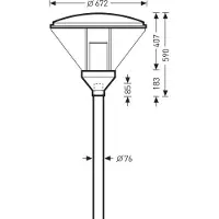 Trilux 9861IS 6516940 LED-straatverlichting 31 W Lichtkleur (naam): Warmwit