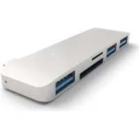Satechi USB-C - Combo Hub (3x USB-A, Micro SD & SD) - Silver