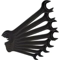 Ks Tools 517.1491 517.1491 Dubbele steeksleutelset Sleutelbreedte (metrisch) 6 - 32 mm