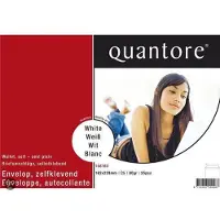 Quantore Bankenvelop - C5 - Zelfklevend - Wit - Omdoos à 20 pak x 25 stuks