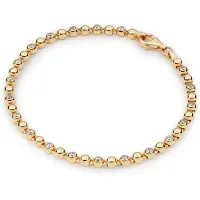 Glow 104.8985.19 Unisex Armband 19 cm Goudkleurig