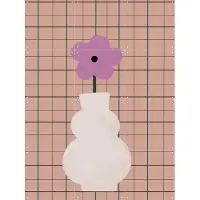 IXXI Tiny Bouquet, Little Otja - 60 x 80 cm - Gratis ophangtool - Grote wanddecoratie en posters - Abstract, Grafisch Ontwerp, Minimalisme