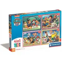 Clementoni Paw Patrol 4-in-1 Puzzel Set - Super Color