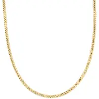 Lucleon 4 mm Goudkleurige Schakel Ketting