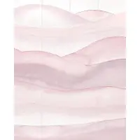 IXXI Watercolor ombre curves, Bloomery Decor - 80 x 100 cm - Gratis ophangtool - Grote wanddecoratie en posters - Aquarel, Schilderijen, Abstract