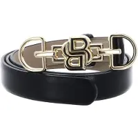 BOSS Leren Riem B Icon Sz20 Belt W70 Black Zwart