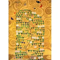 IXXI Tree of Life 1905, Gustav Klimt & Bridgeman Images - 100 x 140 cm - Gratis ophangtool - Grote wanddecoratie en posters - Geometrische Kunst