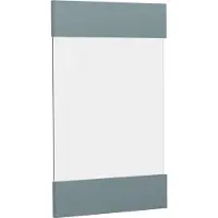 Vicco R-Line Keukenfront – 39.6 x 59 cm meubelfront voor de glazen hangkast Blauw-grijs