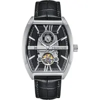 Heritor Automatic Masterson semi-skelet lederen bandhorloge