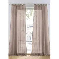 Bonprix Gordijn van lichte voile (1 stuk) maat H/B: 245/140 cm