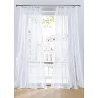 Bonprix Gordijn met golfmotief, ook verkrijgbaar in extra lang (1 stuk) maat h/b: 245/144 cm