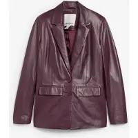 Bonprix Blazer van lamsnappa maat 38