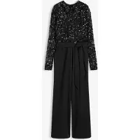 Bonprix Jumpsuit met geborduurde pailletten maat 46