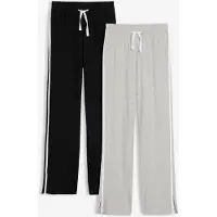 Bonprix Jersey broek van elastisch biologisch katoenmix (set van 2) 164
