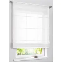 Bonprix Vouwgordijn van lichte voile maat h/b: 155/120 cm