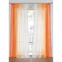 Bonprix Gordijn van lichte voile, ook verkrijgbaar in extra lang (2 stuks) maat h/b: 225/144 cm