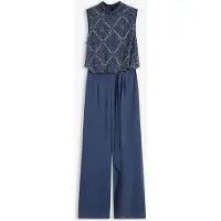 Bonprix Jumpsuit met parelborduursel maat 48