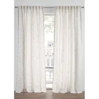 Bonprix Halftransparant gordijn van gerecycled polyester, ook verkrijgbaar in extra lang (2 stuks) maat h/b: 300/135 cm