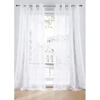Bonprix Gordijn met golven, ook verkrijgbaar in extra lang (1 stuk) maat h/b: 265/144 cm