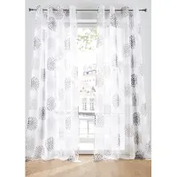 Bonprix Gordijn met cirkels, ook verkrijgbaar in extra lang (1 stuk) maat h/b: 265/144 cm
