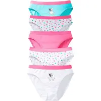 Bonprix Meisjes slip (set van 5) met biologisch katoen maat 152/158