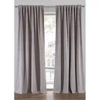 Bonprix Isolerend verduisterend thermogordijn met fluweelachtig oppervlak (1 stuk) maat H/B: 245/135 cm