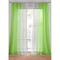 Bonprix Gordijn van lichte voile, ook verkrijgbaar in extra lang (2 stuks) maat h/b: 265/144 cm