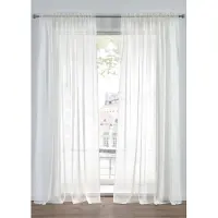 Bonprix Gordijn van lichte voile met tunnelband (2 stuks) h/b: 265/150 cm