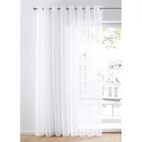 Bonprix Vitrage Store met gerecycled polyester, effen maat h/b: 145/450 cm