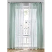Bonprix Gordijn van lichte voile, ook verkrijgbaar in extra lang (2 stuks) maat h/b: 265/144 cm